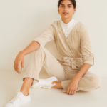 Mango outlet corduroy jumpsuit